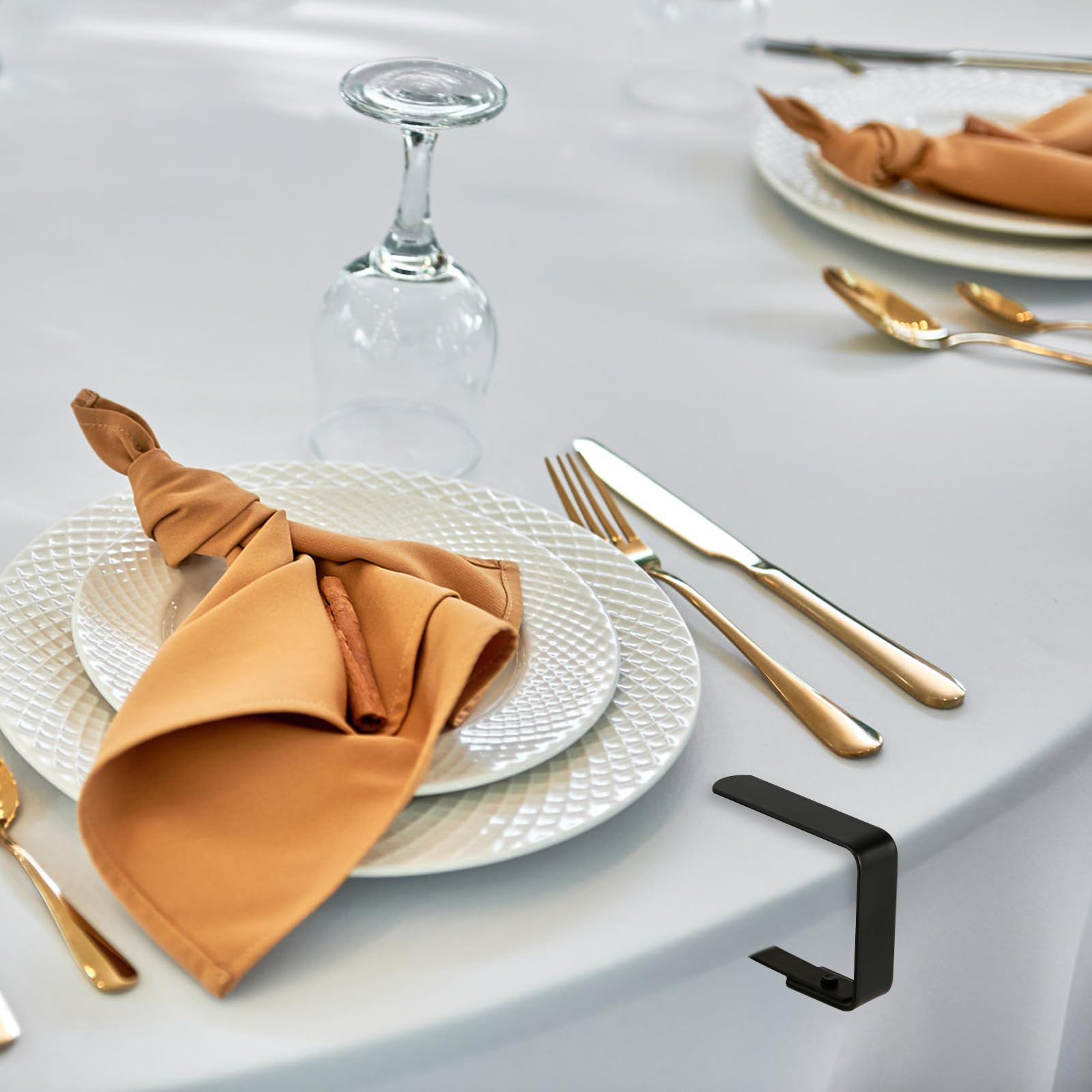 Clip Ferma Tovaglia Nutabevr - Set Da 8 Pezzi In Acciaio Inox - Per Esterno E Interno - Foto 2