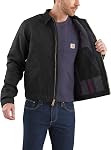 Carhartt mens Relaxed Fit Duck Blanket-Lined Detroit JacketWork Utility Outerwear