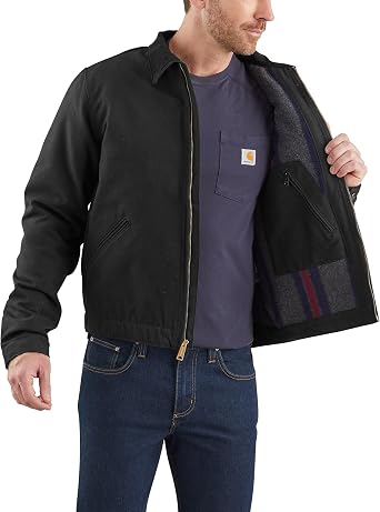 Carhartt Men's Iconic J01 Duck Detroit Jacket