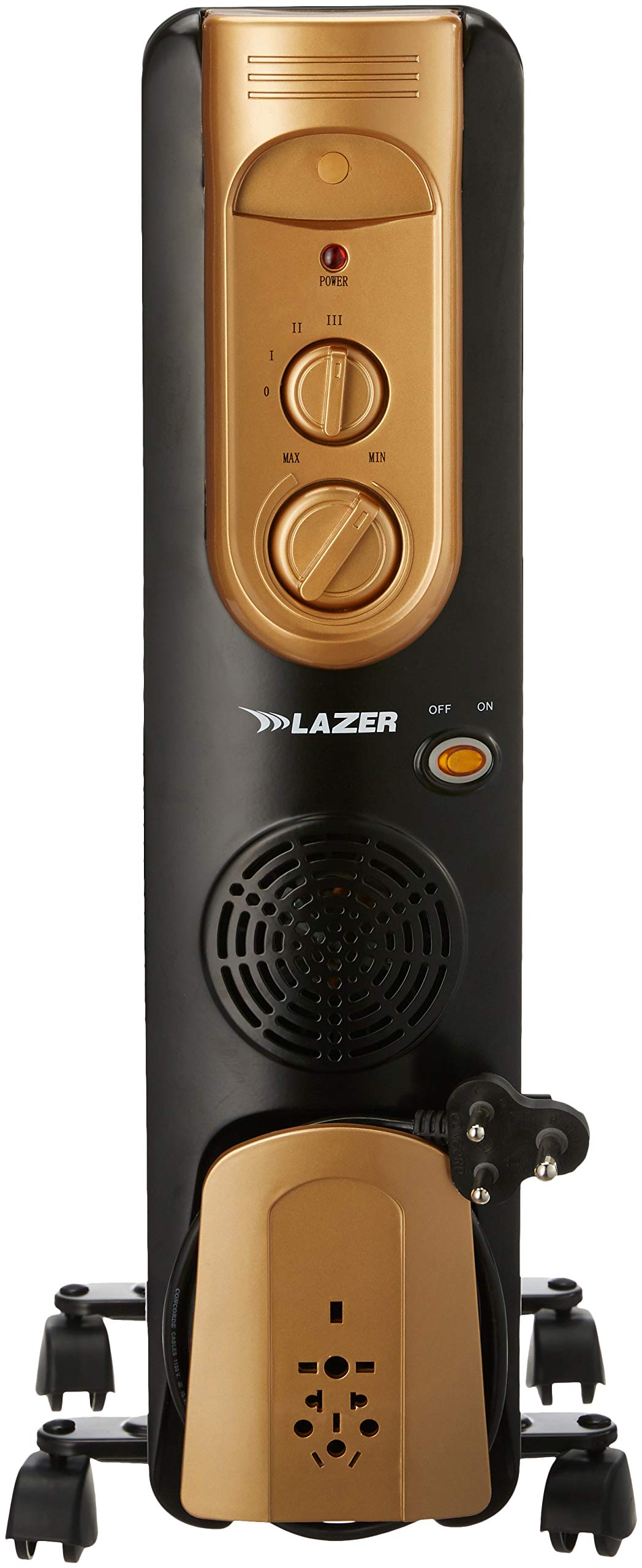 Buy Lazer Metal Alpha 1000-Watt Oil Filled Radiator With 9 Pins, Black  Online at Low Prices in India - Amazon.in