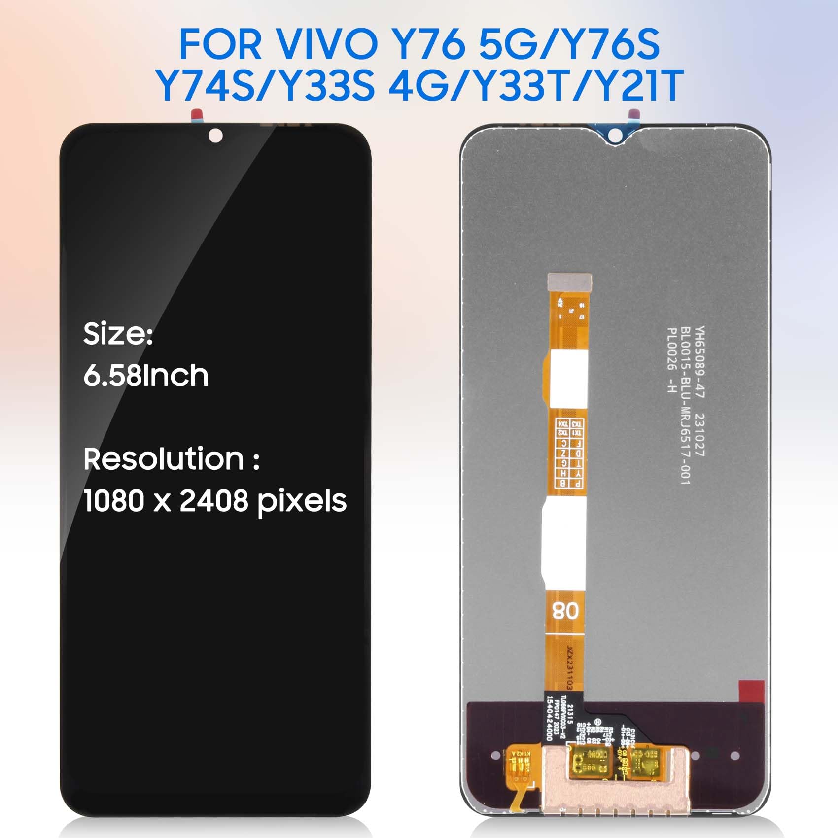 6.64 "originale Per Vivo Y36 4G LCD V2247 Y36 Schermo Di Visualizzazione Per Vivo Y36 5G LCD Frame V2248 Schermo - Foto 6