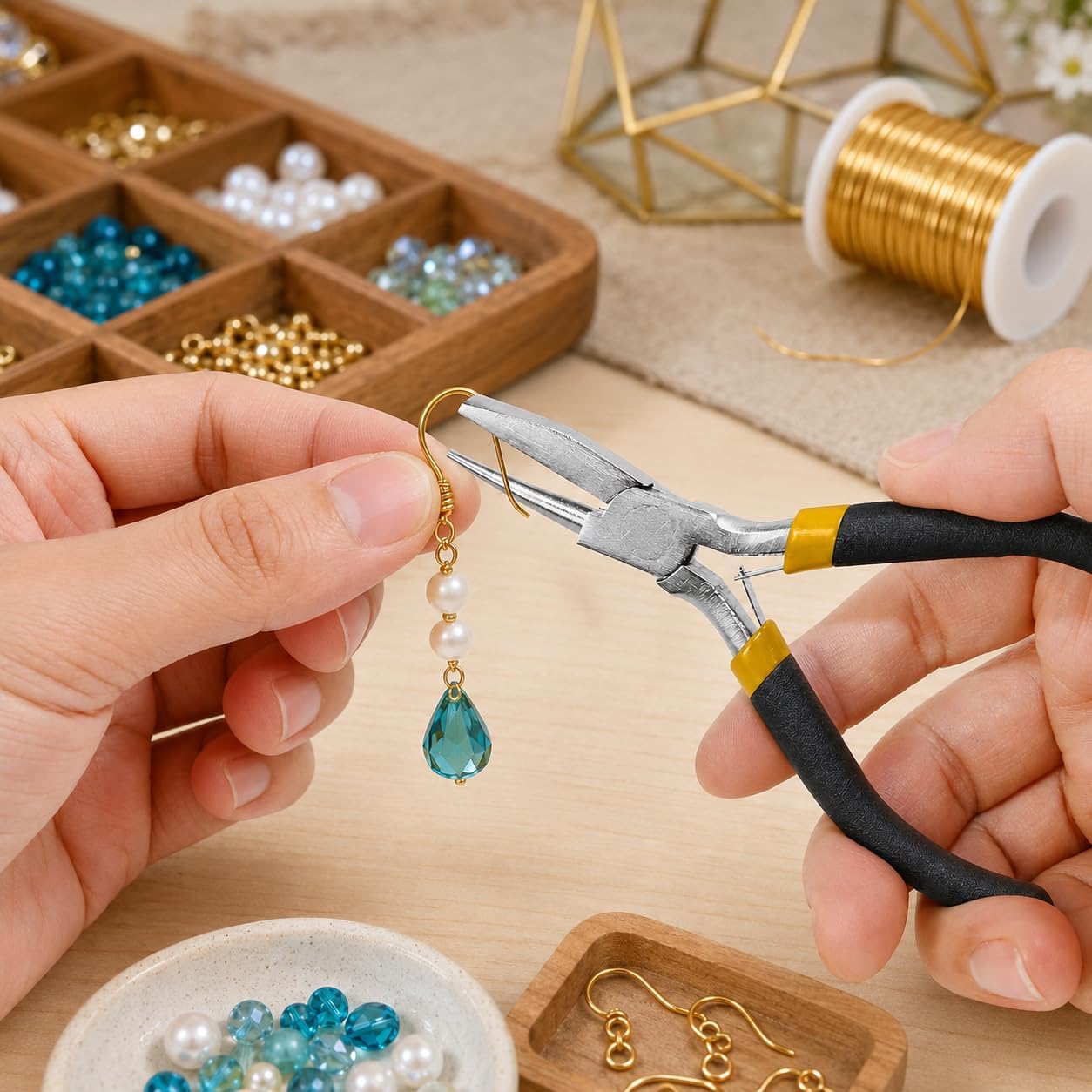 Wire Looping Pliers for Jewelry Making | Round Nose, Concave Nose