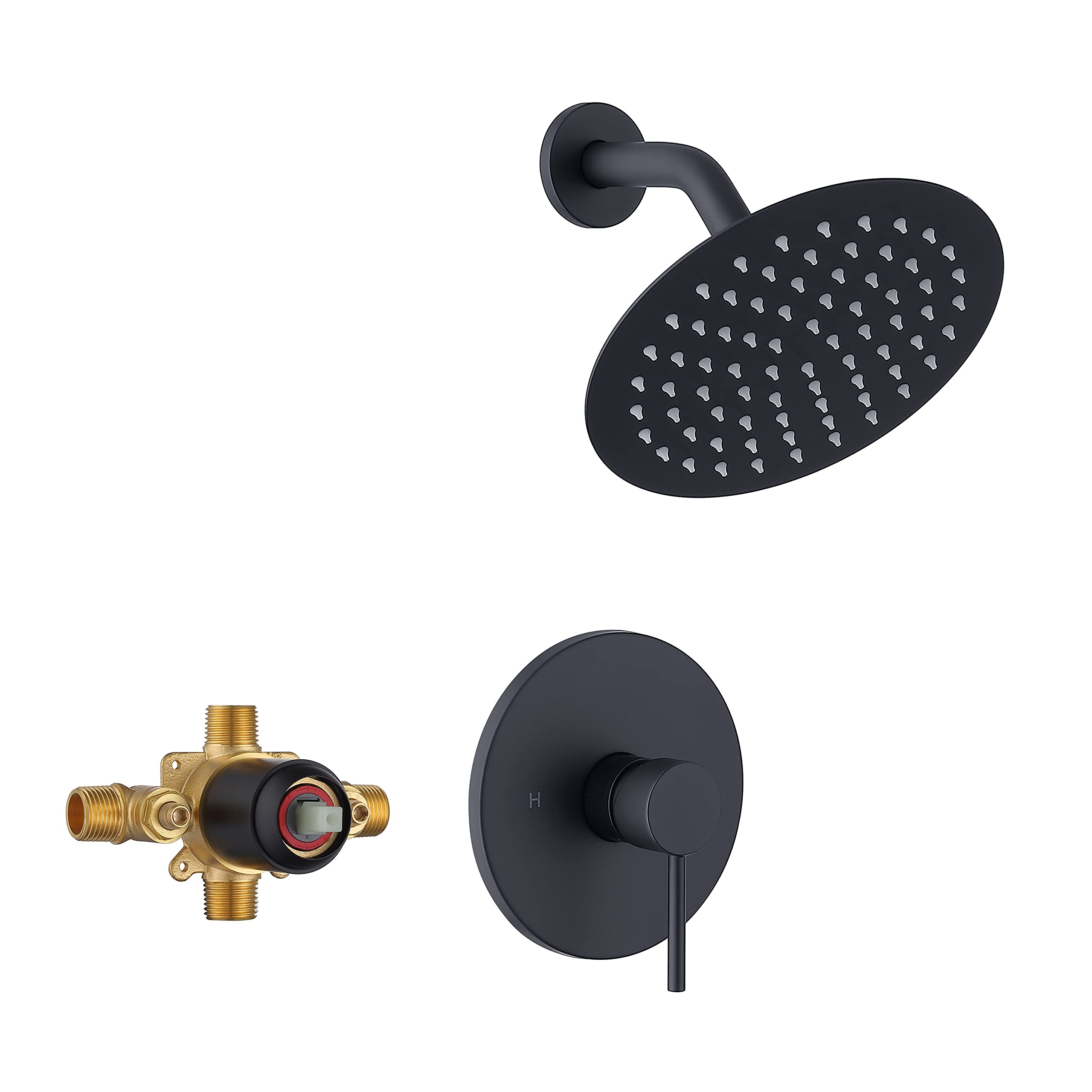 Buy RKF Pressure Balance System Bathroom shower faucet,Single Handle Solid Brass Roughin Valve