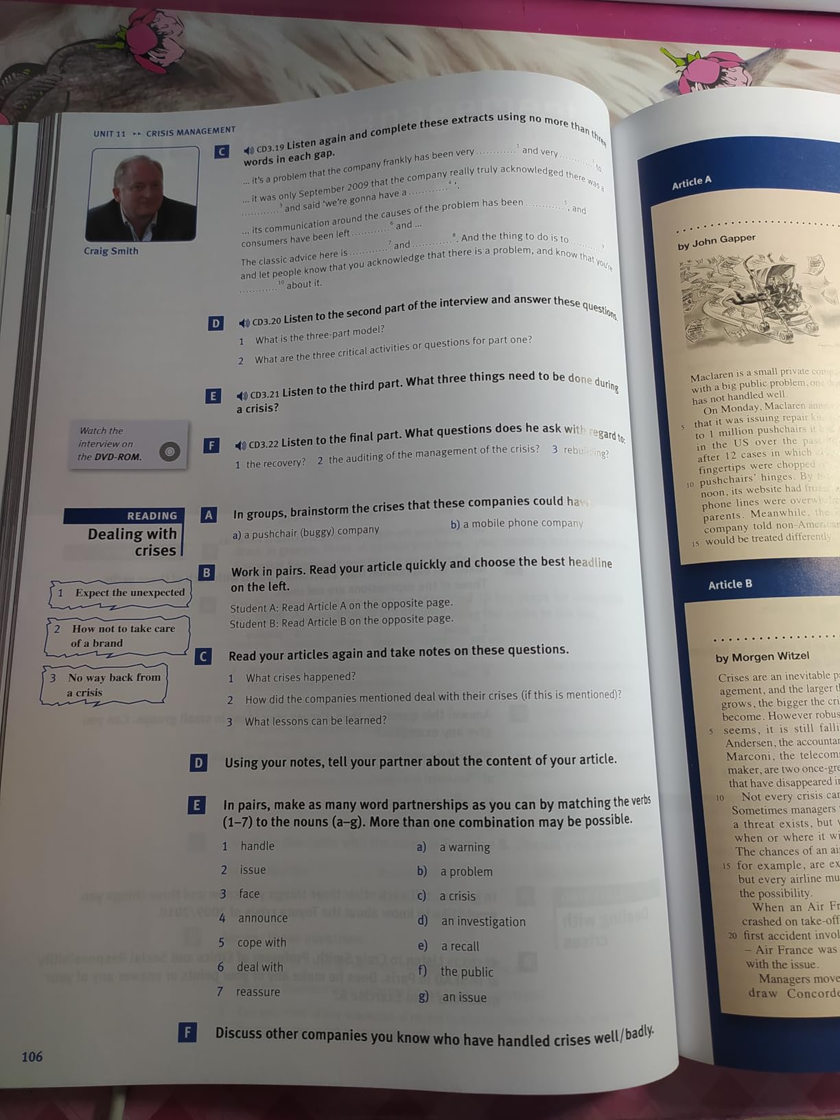 Amazon | Market Leader Upper-Intermediate (3E) Coursebook with DVD-ROM ...