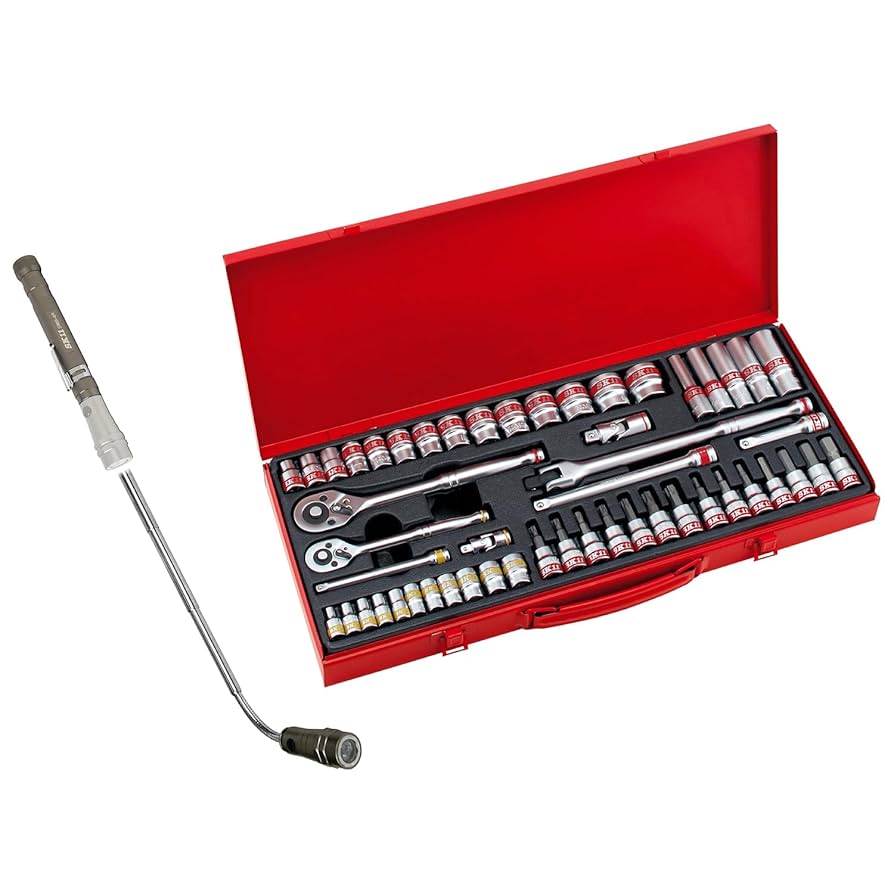 Amazon.com: SK11 Socket Wrench Set TS-2352M + LED Light