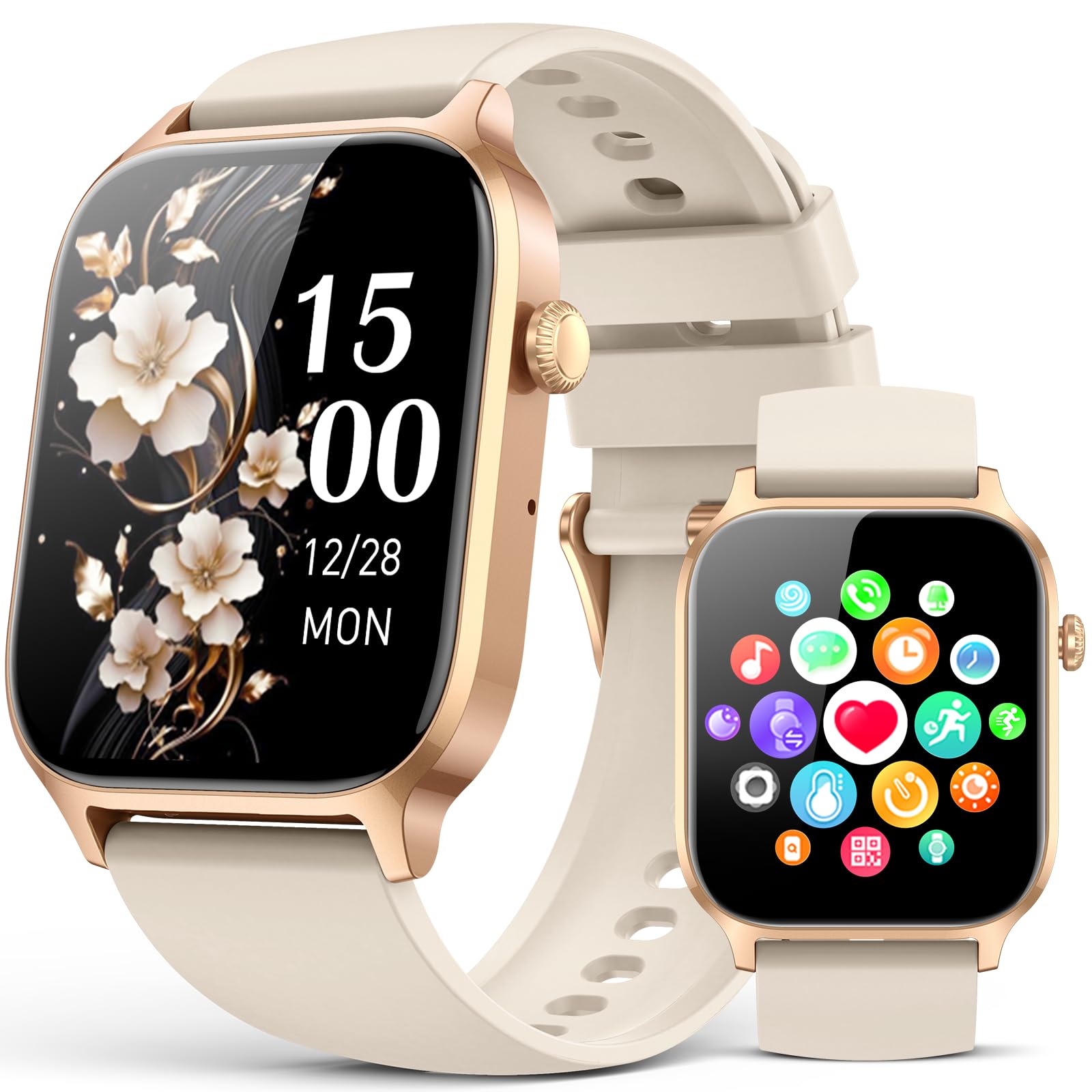 Smart Watches for Women Men, Fitness Tracker Watch with 110 Sports Modes, Step Counter/Sl…