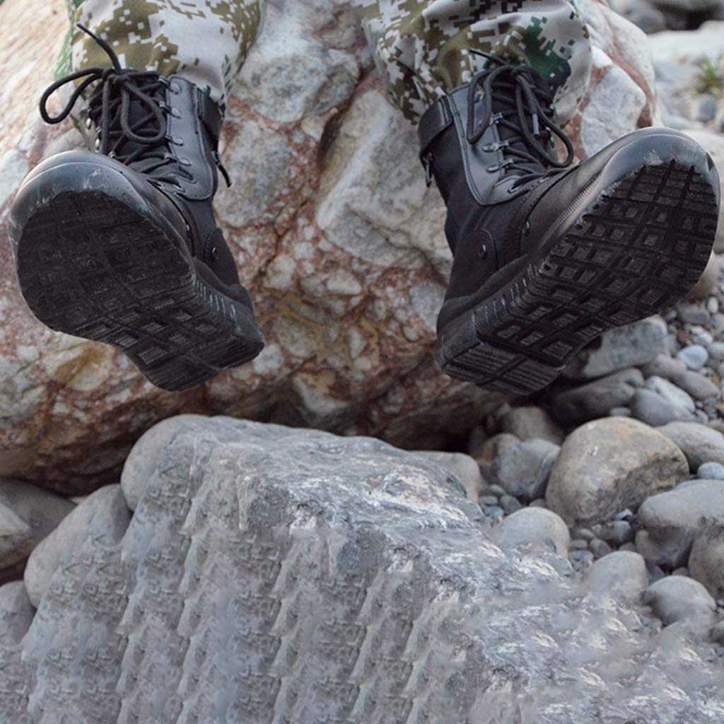 Breathable Combat Boots Summer Special Forces Military Boots Men  Lightweight Training Tactical Boots Outdoor Hiking Hunting Shoes,Black-45 :  Amazon.co.uk: Fashion
