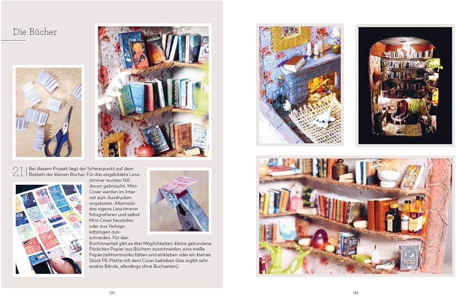 Magische Book Nooks: 22 Miniaturwelten fürs Bücherregal zum Selbermachen - Görsel 5