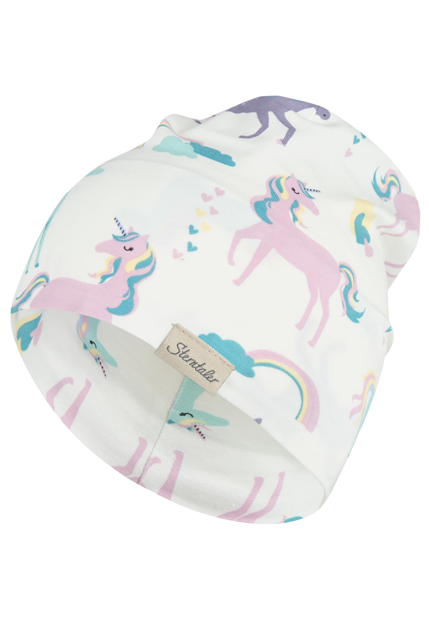 Sterntaler Unisex Baby Beanie-Mütze Beanie Einhorn