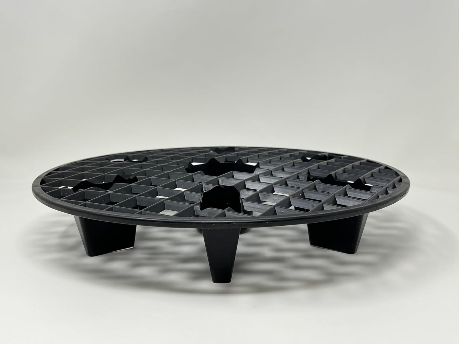 13-Inch Natural Pot Elevators for Plants Indoor-Outdoor Stand for Plastic Fabric Pots Elevator Saucer Riser Tray Stand, 6-Count