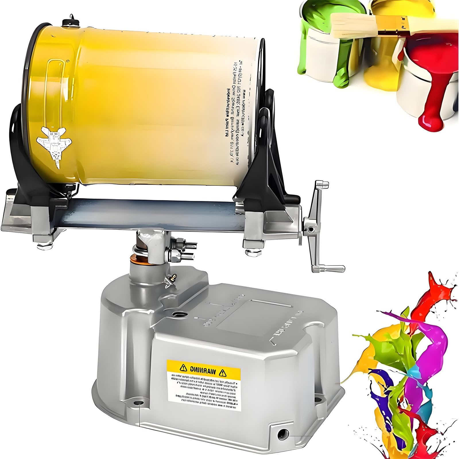 Mezclador de pintura neumático con presión ajustable, alimentado por aire para una mezcla eficiente de pintura y revestimiento, dispositivo de laboratorio de oscilación de 30°