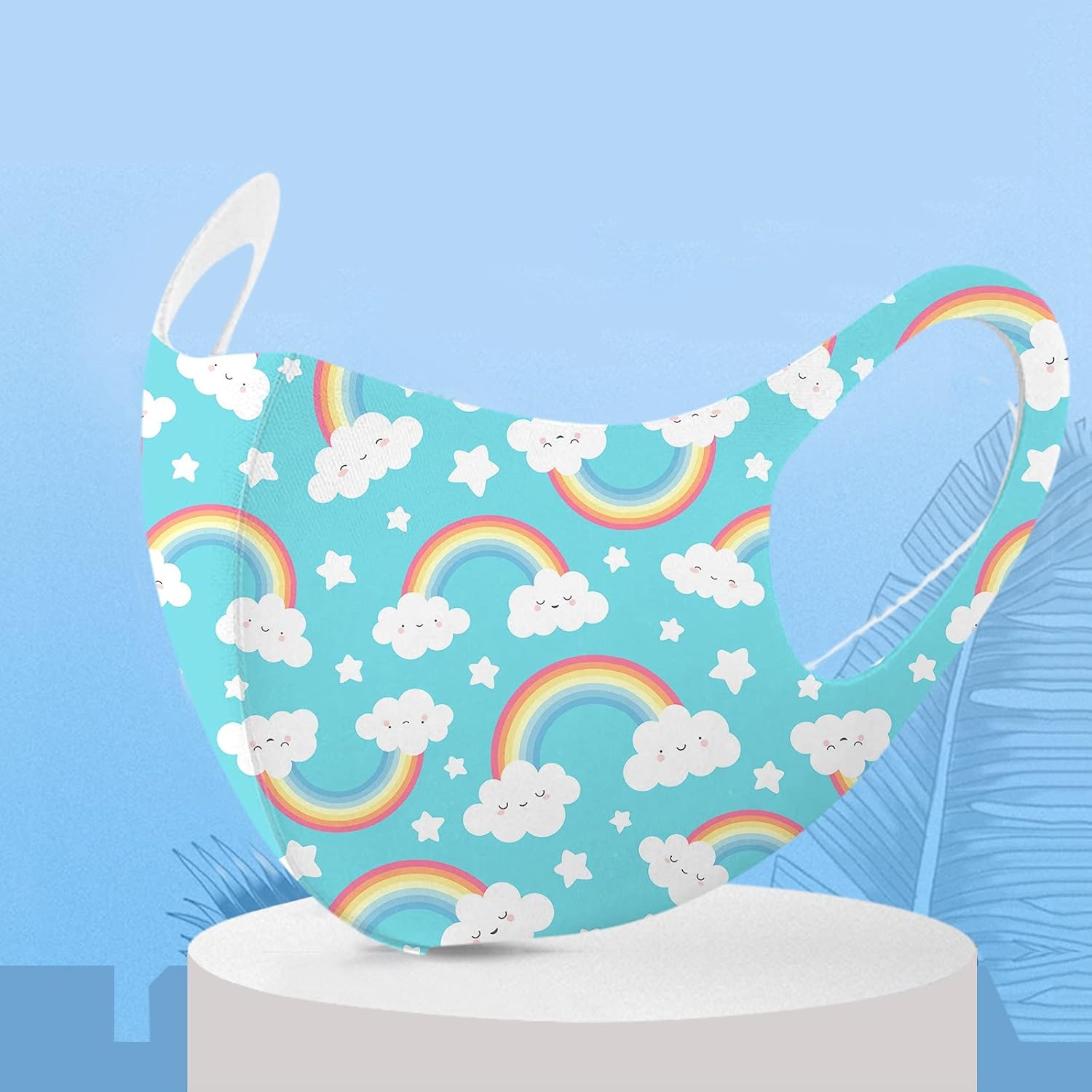 5/10Pcs Kids Cute Cartoon Face Bandanas Reusable Cloth Face Dust Protection with Adjustable Ear Loops for Boys Girls : Clothing, Shoes & Jewelry