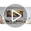 KELIYUAN Large Canvas Wall Decor For Living Room Wall Art For Bedroom Pastoral Landscape Murals Farmhouse Dining Room Wall Painting Office Home Decorations Stretched And Framed Aesthetics 30"X60"