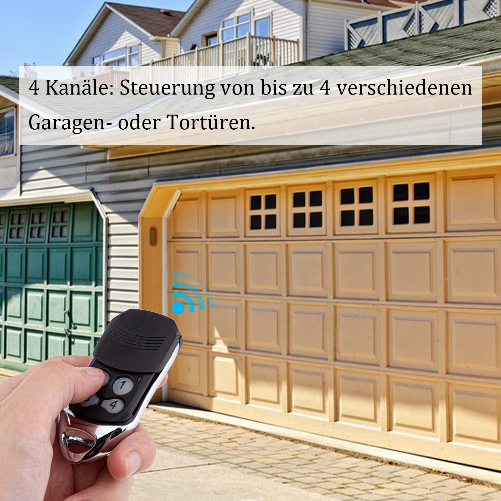 pepape 2 stuks 84335EML garagedeur-afstandsbediening voor Chamberlain