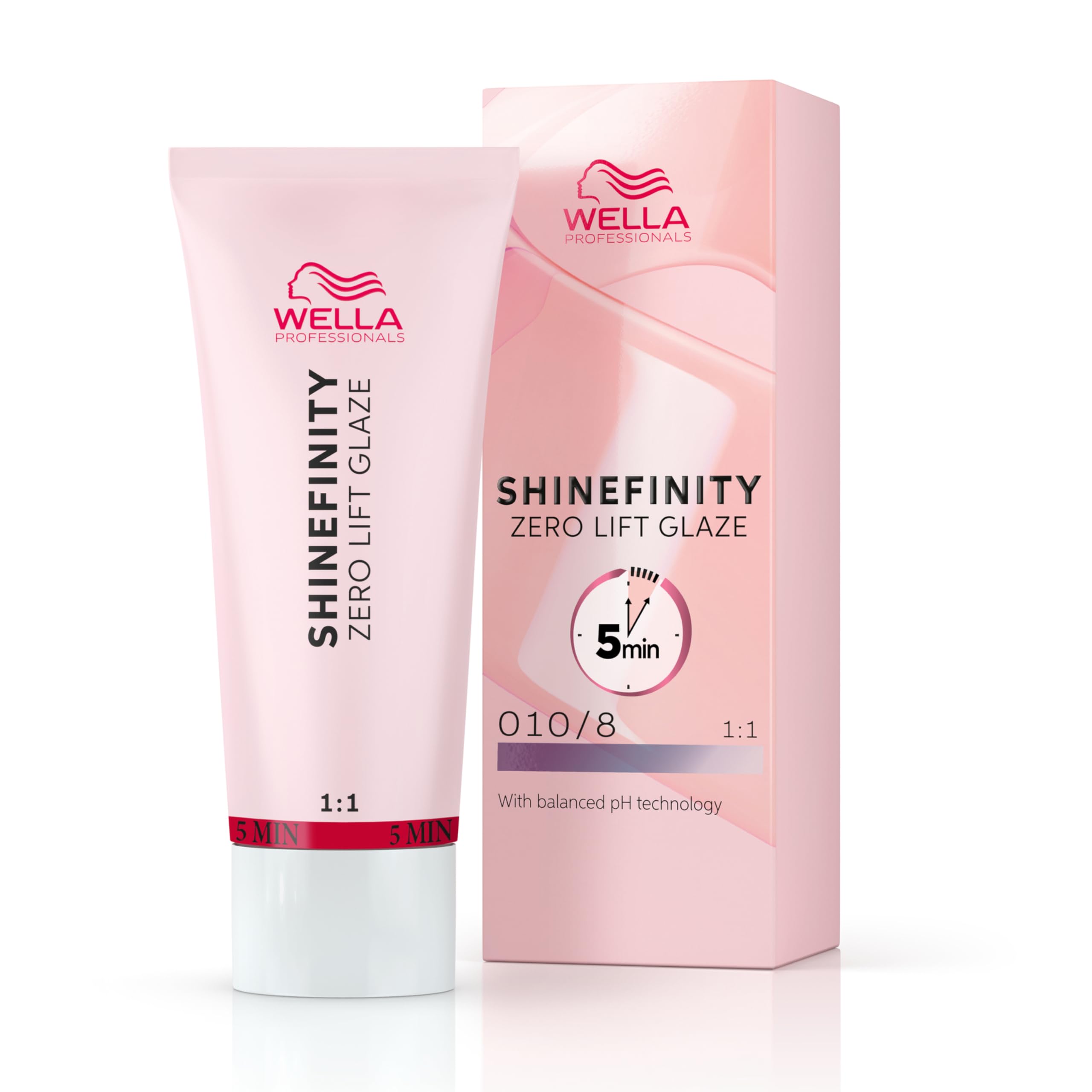 Wella Professionals Shinefinity Glaze – Haarschonende Tönung – demi-permanent, pH-neutral & ohne Ammoniak - Für natürlichen Glanz bis zu 20 Haarwäschen – vegan – 10/8 Opal Flash – 60ml