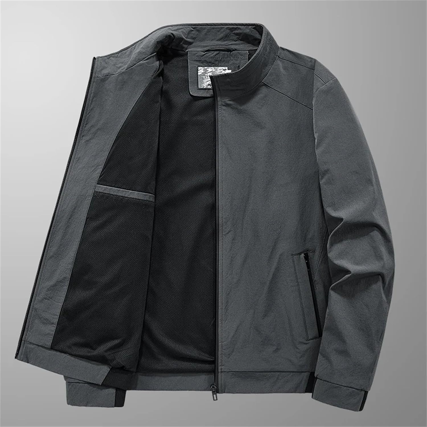 Men's Lightweight Elastic Jacket Outdoor Casual Breathable Thin Top Outdoor Mountaineering Loose Jackets