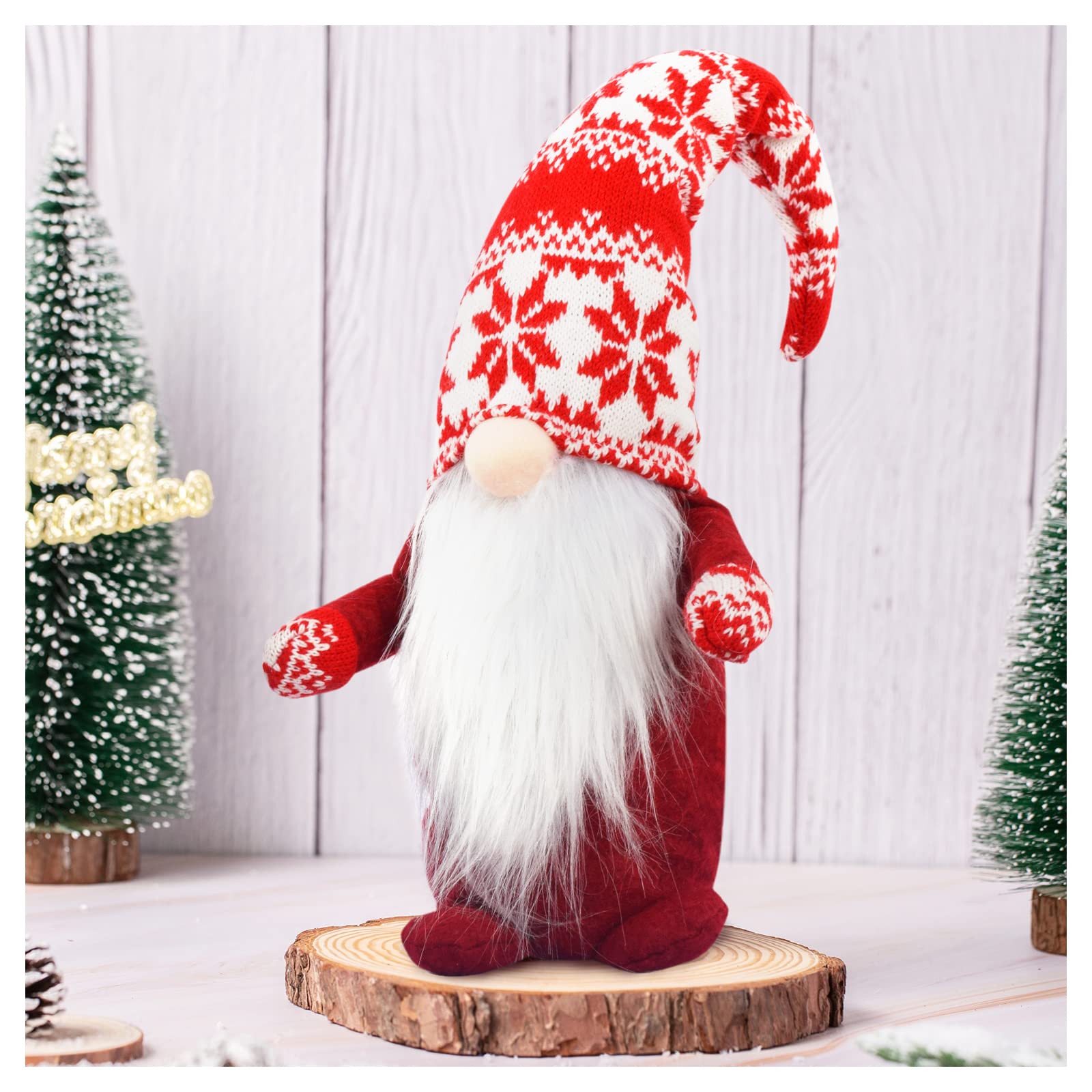 Weihnachtswichtel Aus Filz, 49 Cm Hoch, Handgefertigt – Skandinavische Deko Für Baum & Wohnung