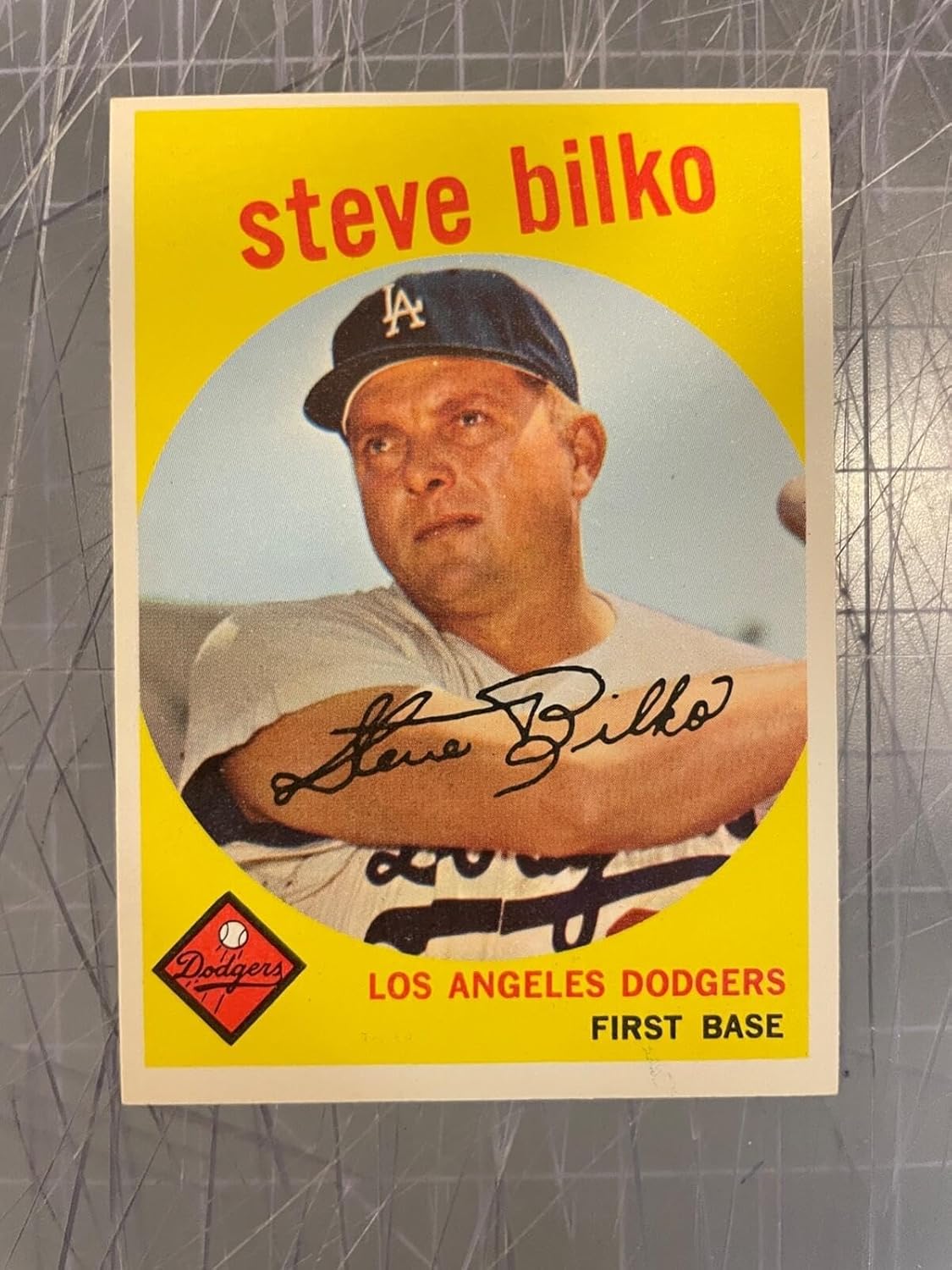 1959 Topps #43 Steve Bilko Los Angeles Dodgers Baseball Card Nm/mt - Slabbed Baseball Cards