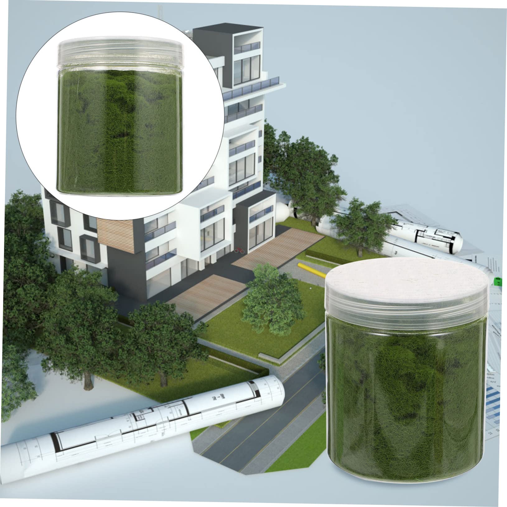 Mipcase 3pcs 1 DIY Landscape Decor Fake Lawn Ornament Artificial Moss for Garden Yard