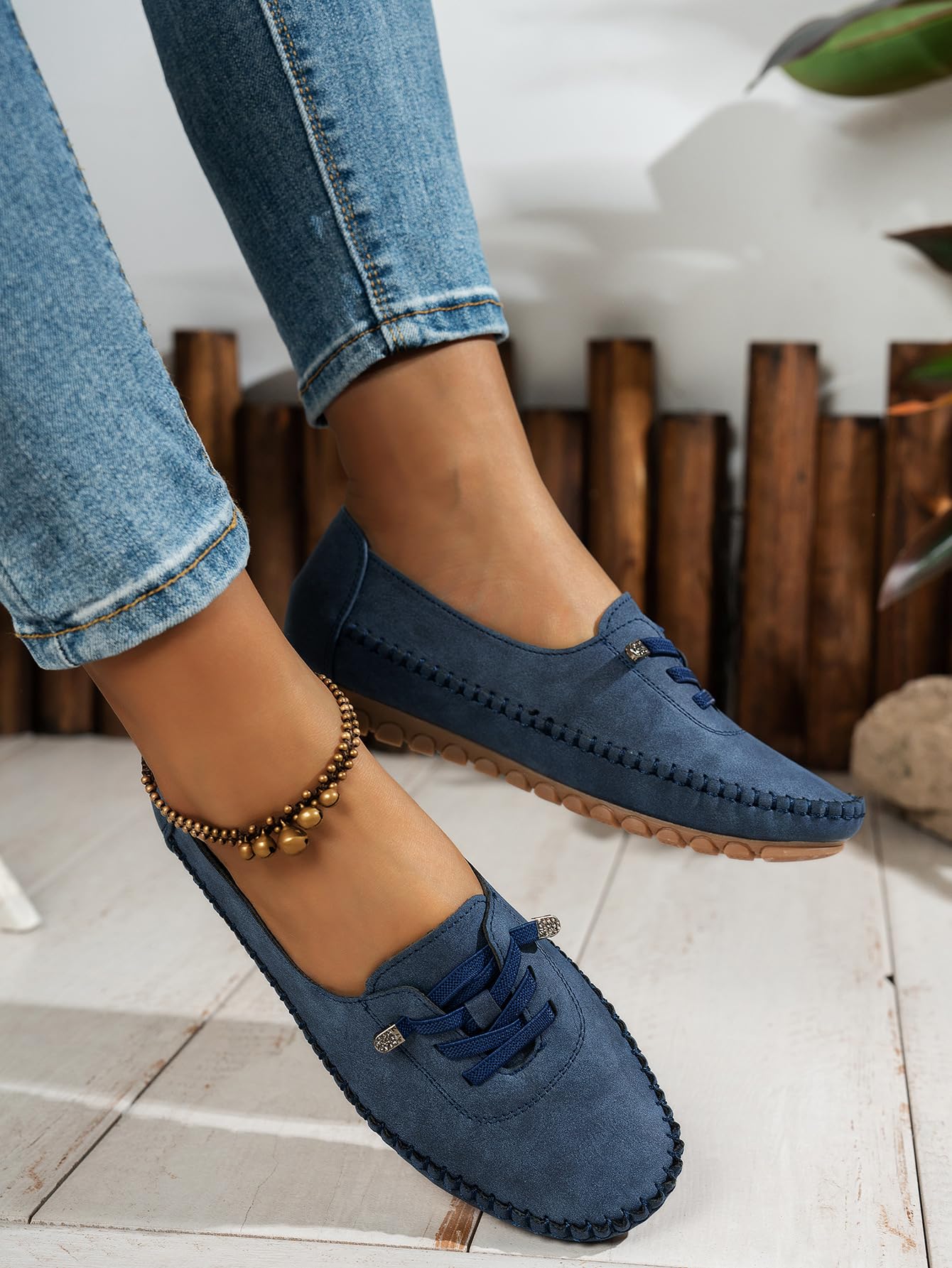 Mocasines de piel auténtica cómodos y suaves cosidos a mano, mocasines ortopédicos de cuero para mujer, zapatos de vestir ortopédicos 2026, ligeros, con lazo, zapatos de vestir ortopédicos