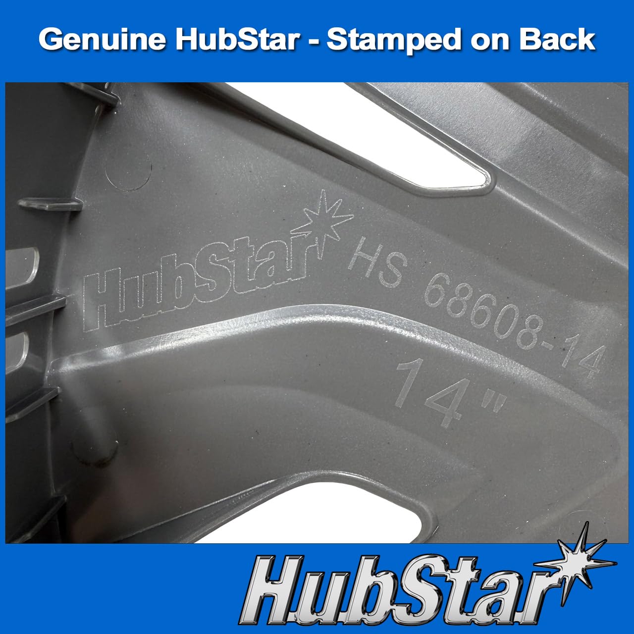 Replacement for Mitsubishi Mirage 2017-2024 Hubcap, Premium Quality Sturdy 14-inch Silver Wheel Cover (4 Pieces)