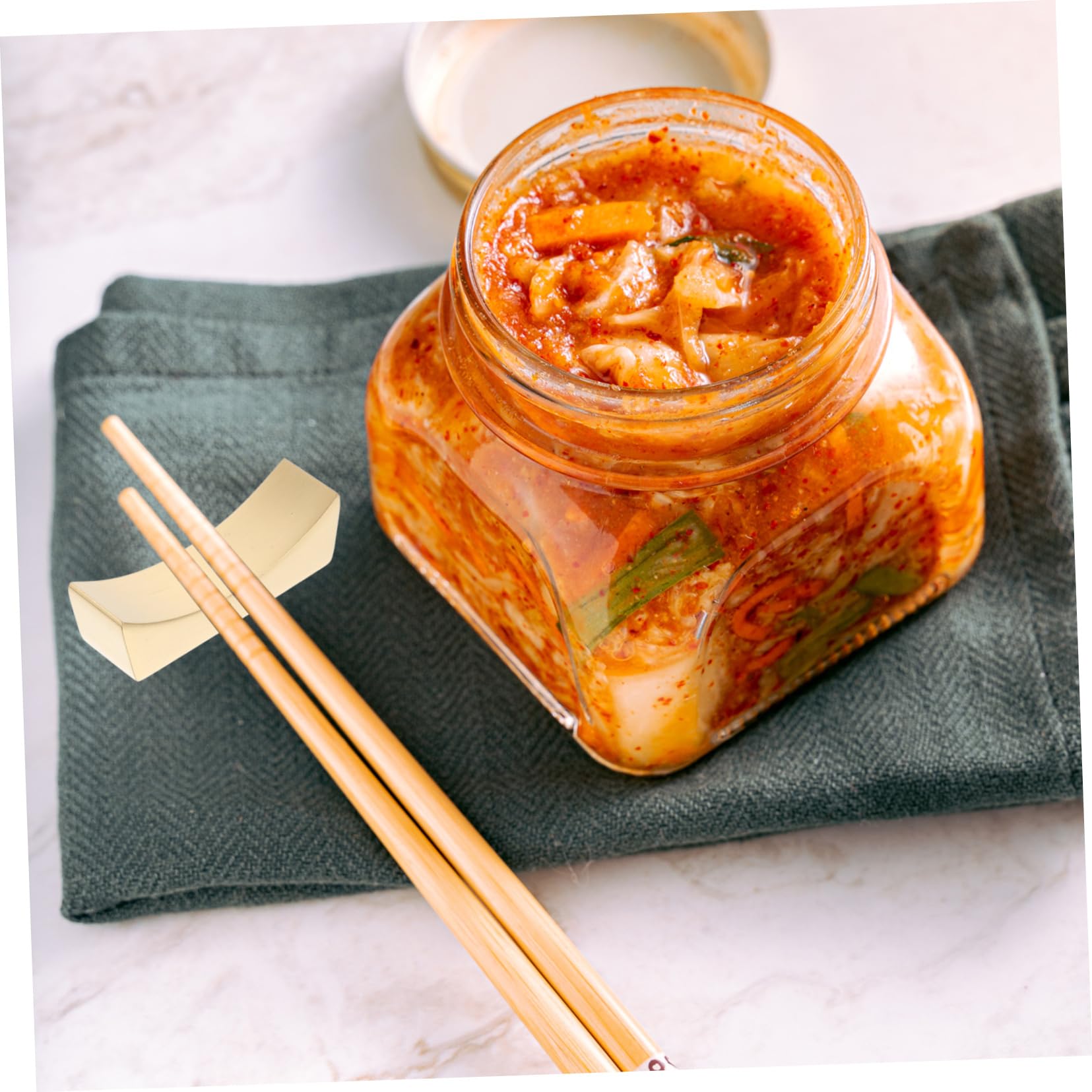 NAMOARLY Stainless Steel Chopstick Holder Ingot Shape Kitchen Utensils Rack Chopsticks Racks Chopstick Stand Holder Chopstick Stand Rest Chopsticks Rest Pillow Shape Spoon Rest Golden