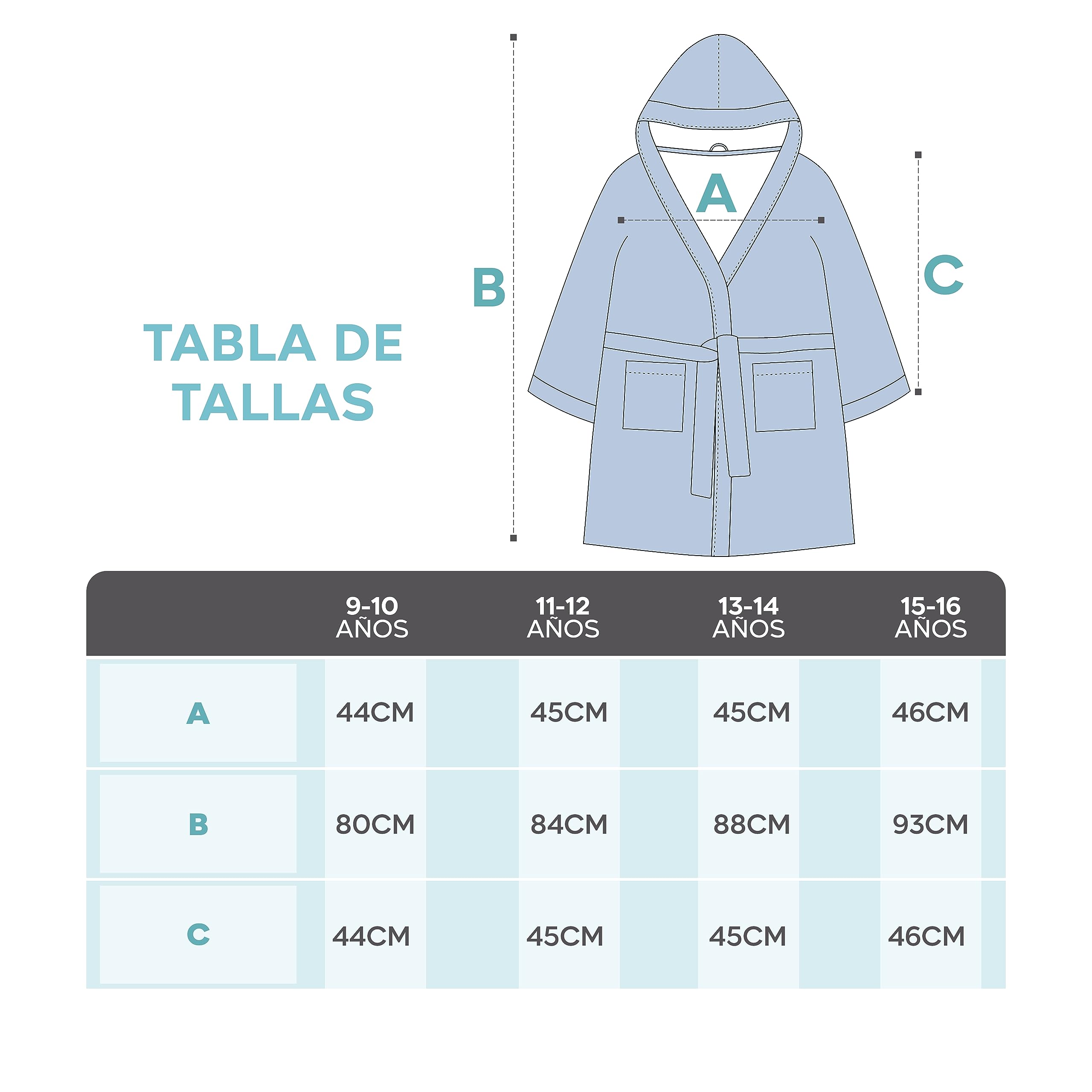 Twinzen Bata Niño y Niña Adolescente con Capucha, 100% Oeko Tex, Bata Niño Invierno Adolescente - Tejido Esponja Batin Niño y Niña de Baño Ultra Suave y Absorbente