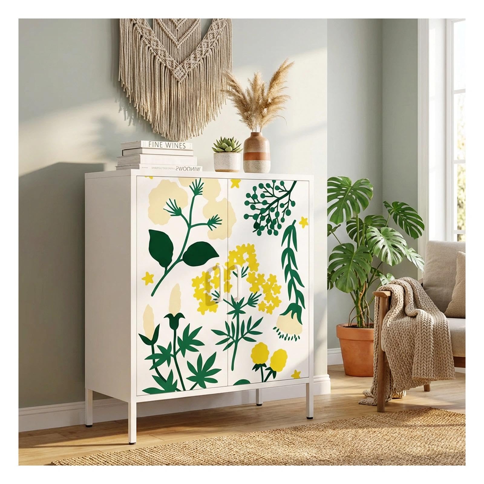 Große Blattblumen-Wandschablone zum Malen, wiederverwendbare Kunststoffschablone, 90 x 125 cm, DIY-Heimdekoration an Wänden, Möbeln, Leinwand, Holz, Heimwanddekoration, Stoff, DIY Kunst Handwerk