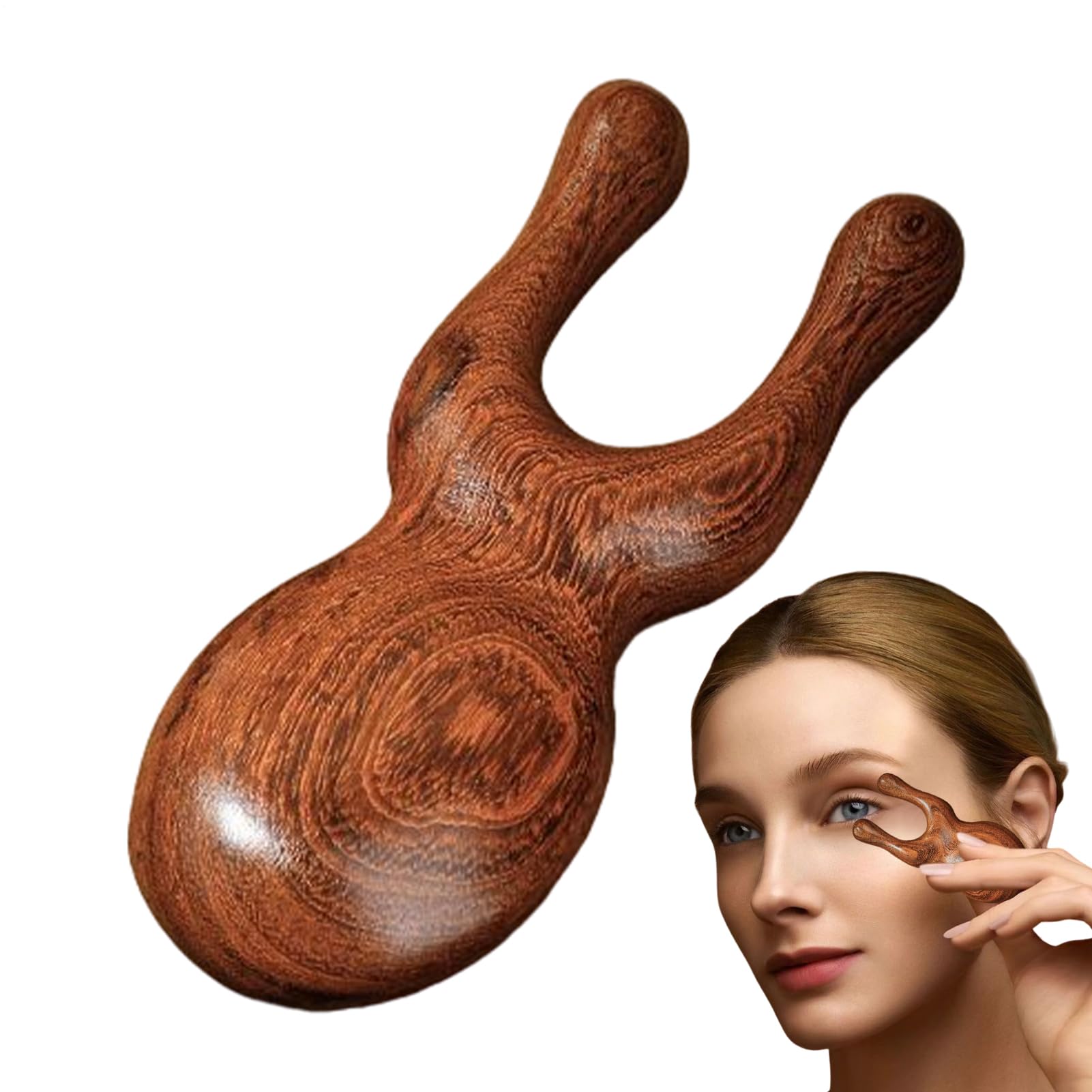 Sandalwood Scalp Massager Deer Antler Massage Comb Wooden Deer Antlers Nasal Scraper Sandwood Hair Scalp Massager Fashionable Sandalwood