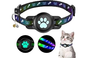 Reflective AirTag Cat Tracker Collar: Peace of Mind for Curious Companions