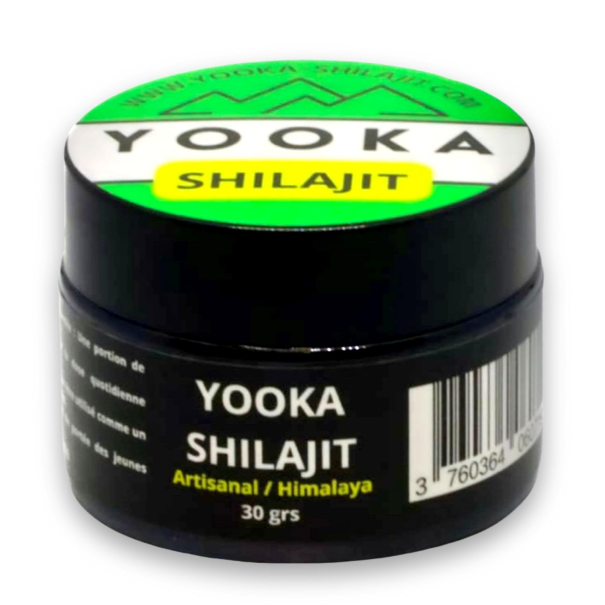 YOOKA Shilajit RESINA 30G natural artesanal de oro puro. 70% ÁCIDO FULVICO, prueba de laboratorio que garantiza +85 minerales, 12% ácido húmico. Secado sol 60 días, purificada 40 veces. Sociedad