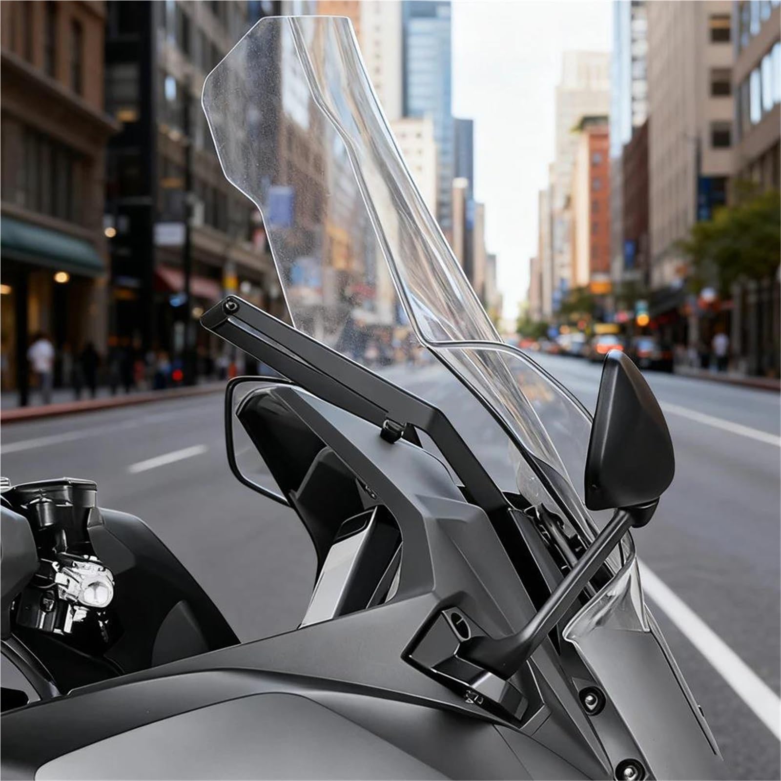 Genérico Soporte para Placa De Navegación GPS Motocicleta para para Forza 750 / NSS750 2025-2026. Extensión para Manillar Teléfono Móvil Golpes Teléfono Soporte Placa