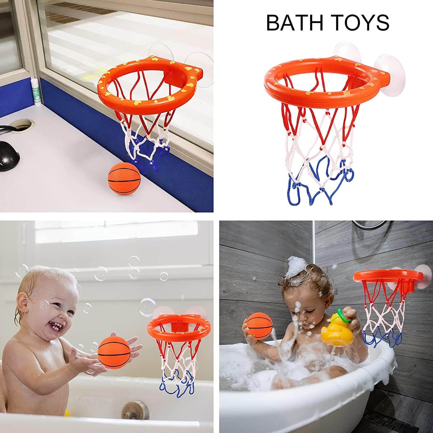 CYFIE 32"x23" Large Basketball Hoop and 5" Mini Basketball Hoop Toy for Kids
