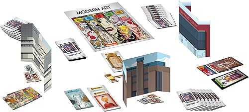 Miniatura 3 de CMON Juego de mesa de arte moderno  Juego de estrategia de subasta de museo de arte  Un juego competitivo de predicción  Ideal para noche de juegos