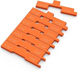 Router Table Set Up Bars, 3 in 1 Precision Setup Blocks Height Gauge Set, Perfect for Router Tables Saw Gauges Woodworking Tools (8 Pcs)