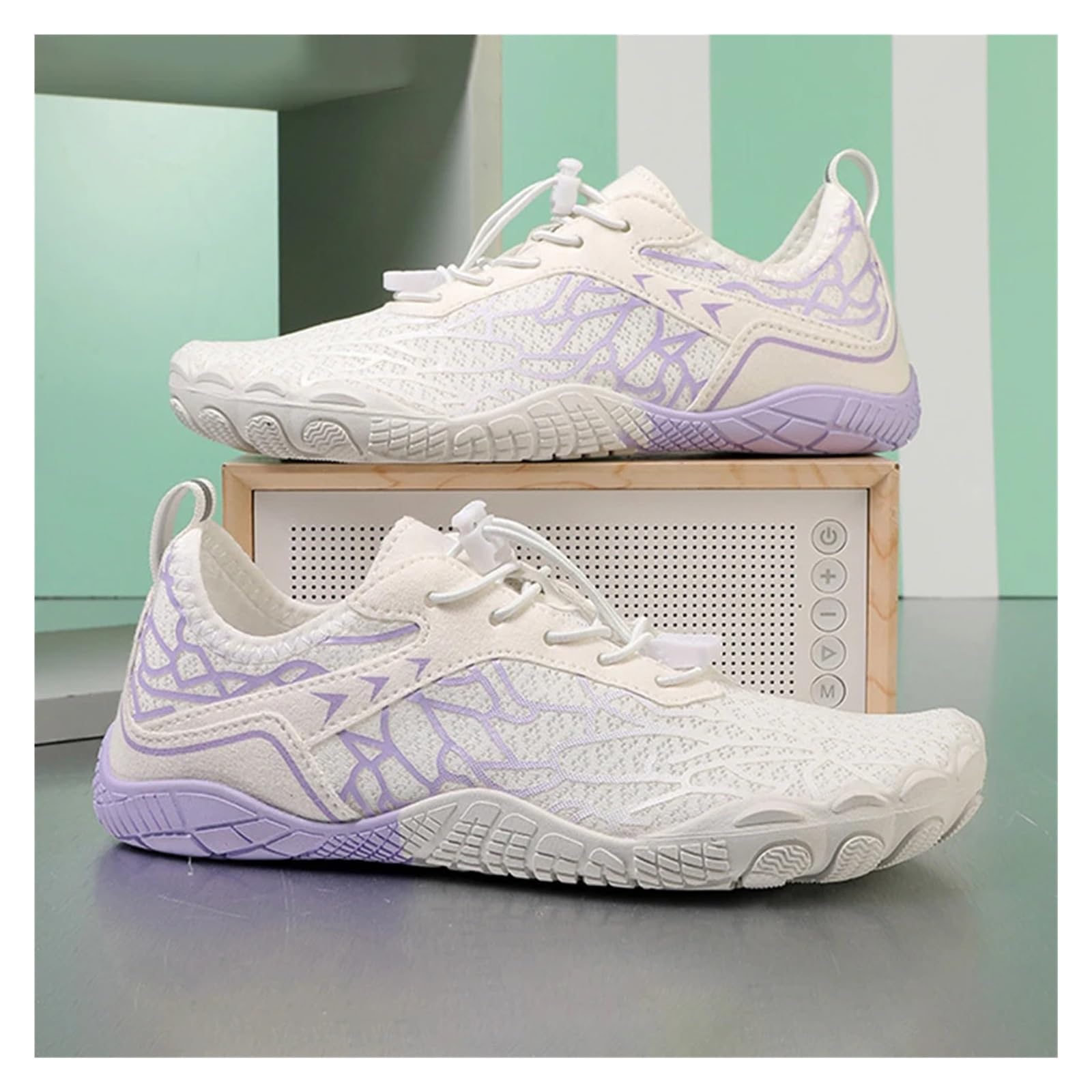 Scarpe da Acqua, Scarpe da guado, Scarpe da tracciamento fluviale, Scarpe da Spiaggia for Il Tempo Libero ad Asciugatura Rapida for Campeggio, Yoga, Sport all'Aria Aperta(Pink,42)