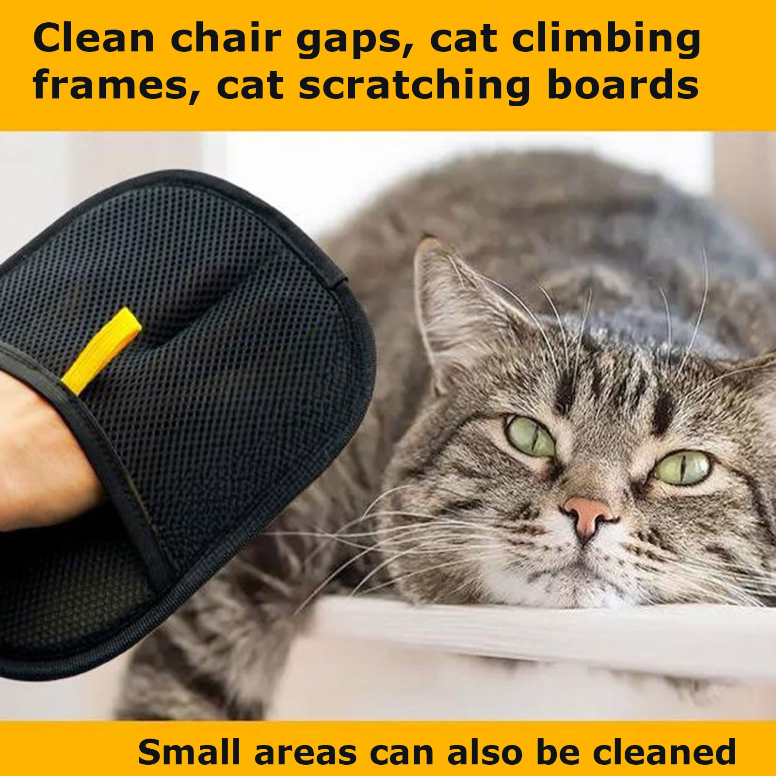 Lot De 2 Gants Magnétiques Pour Enlever Les Poils D'animaux