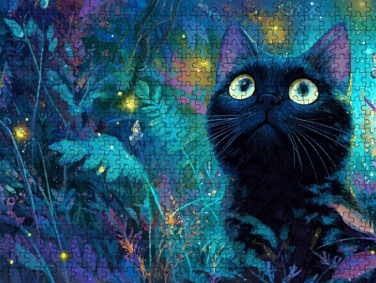 Clásicos Puzzle 3000 Piezas para Adultos, Firefly Cat LDYQS7-676