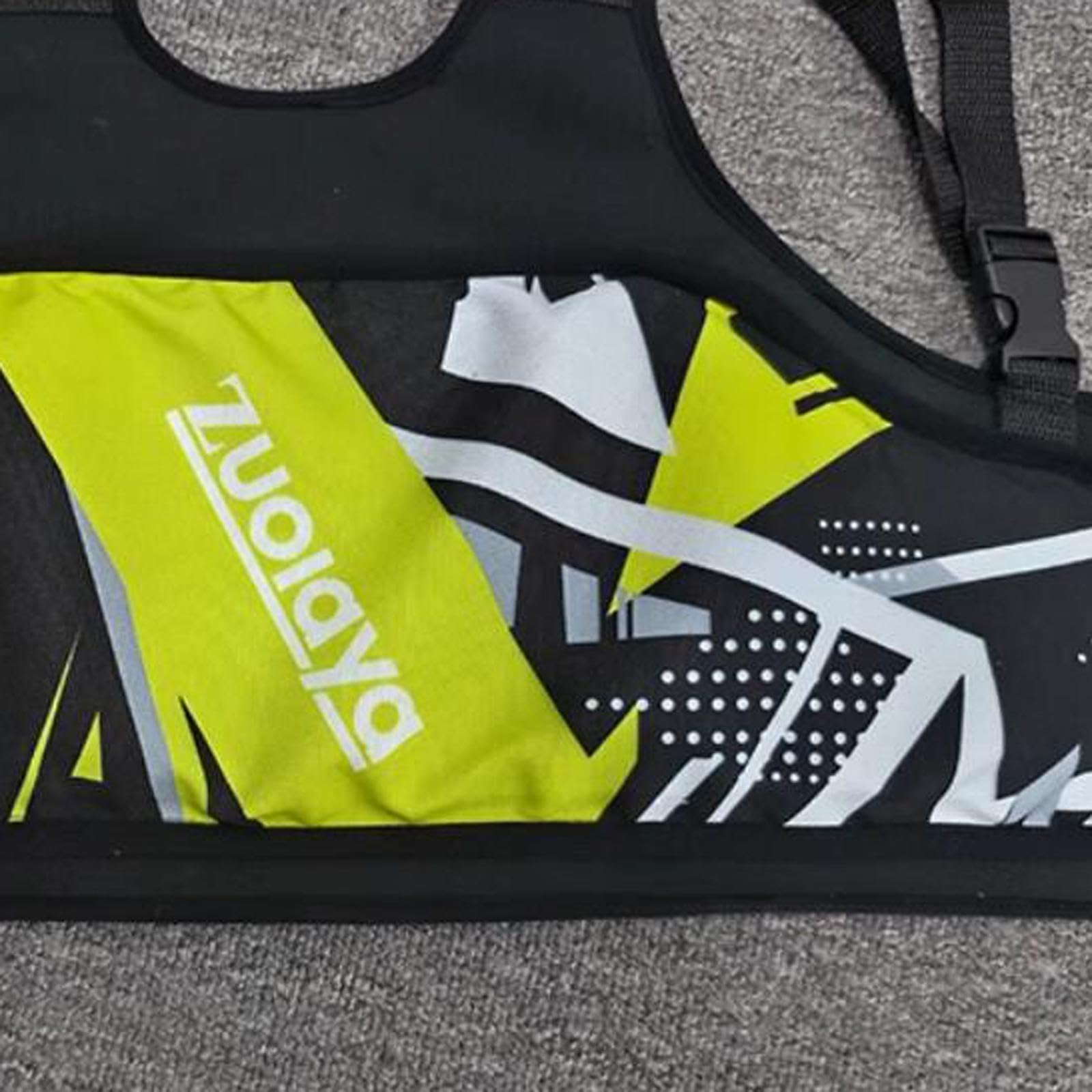 Milageto Chaleco Protector de Costillas de Karting para Adultos, Ajustable, Amarillo