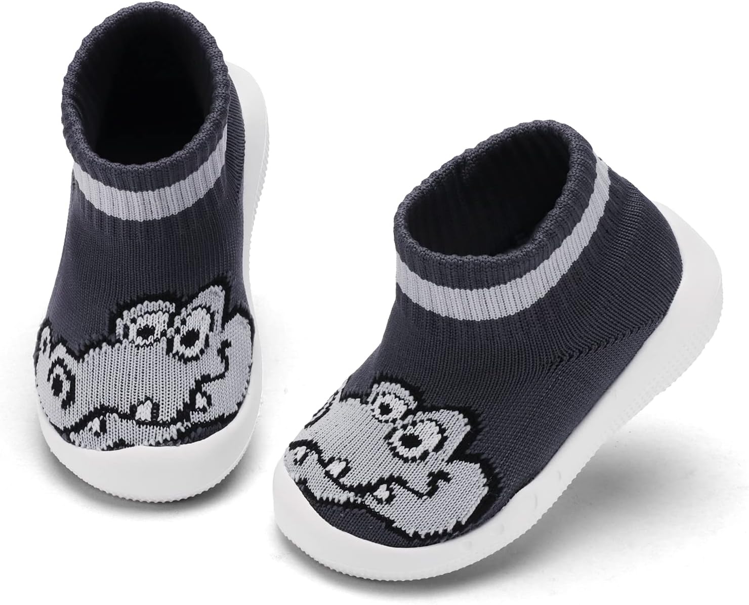 Engtoy Baby Shoes Sock Shoes Baby Walking Shoes Infant Non-Slip Breathable Slippers with Soft Rubber Sole Baby Boys Girls Slip On Sneakers - Image 2