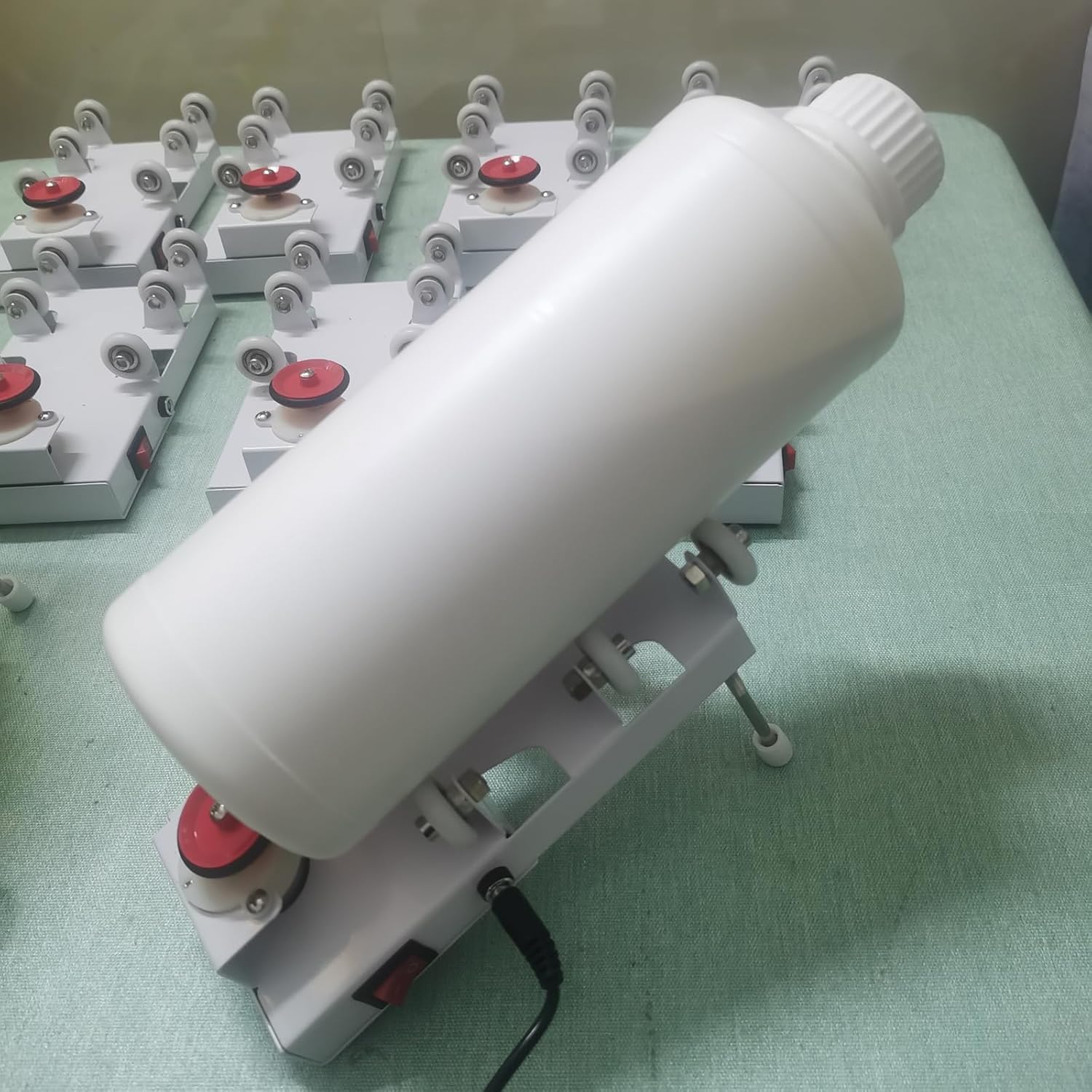 DIY Paint Shaker, Agitador De Pintura del Modelo De Mezclador De Vórtice, Puede Contener 1 Botella De Tinta De 1 Litro (Incluidas 500 Ml De Botellas Pequeñas), para Pintura, Acuarela