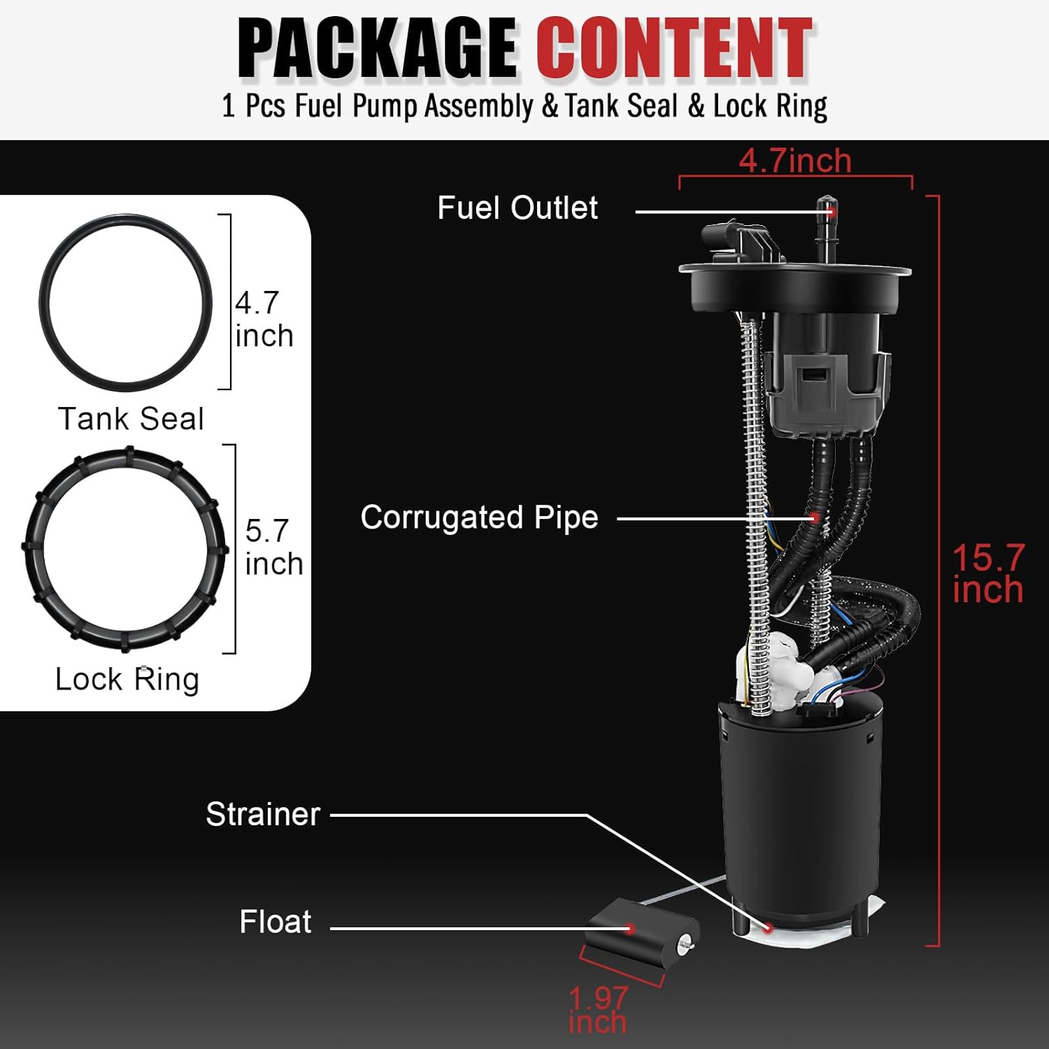 709001057 709000979 Fuel Pump Module Assembly Replacement Comaptible with Can-Am Maverick X3 900 HO 2018, Max Turbo 2018-2019, R 2019-2021,Max RR 2020-2023,fits for Maverick X3 R 2019-2021