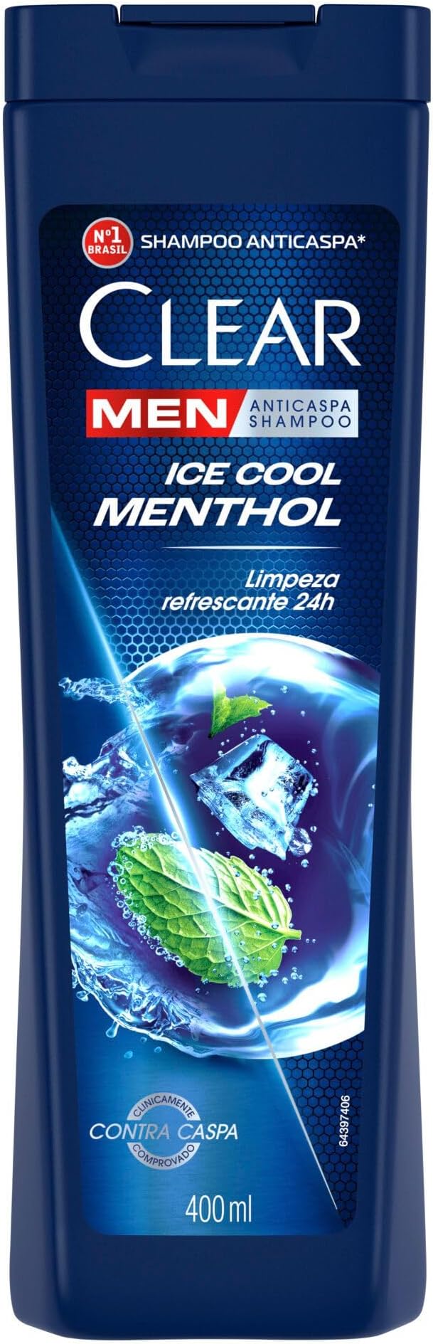 Clear Shampoo Men Anticaspa Ice Cool Menthol 400Ml Clear Shampoo Men Anticaspa Ice Cool Menthol 400Ml