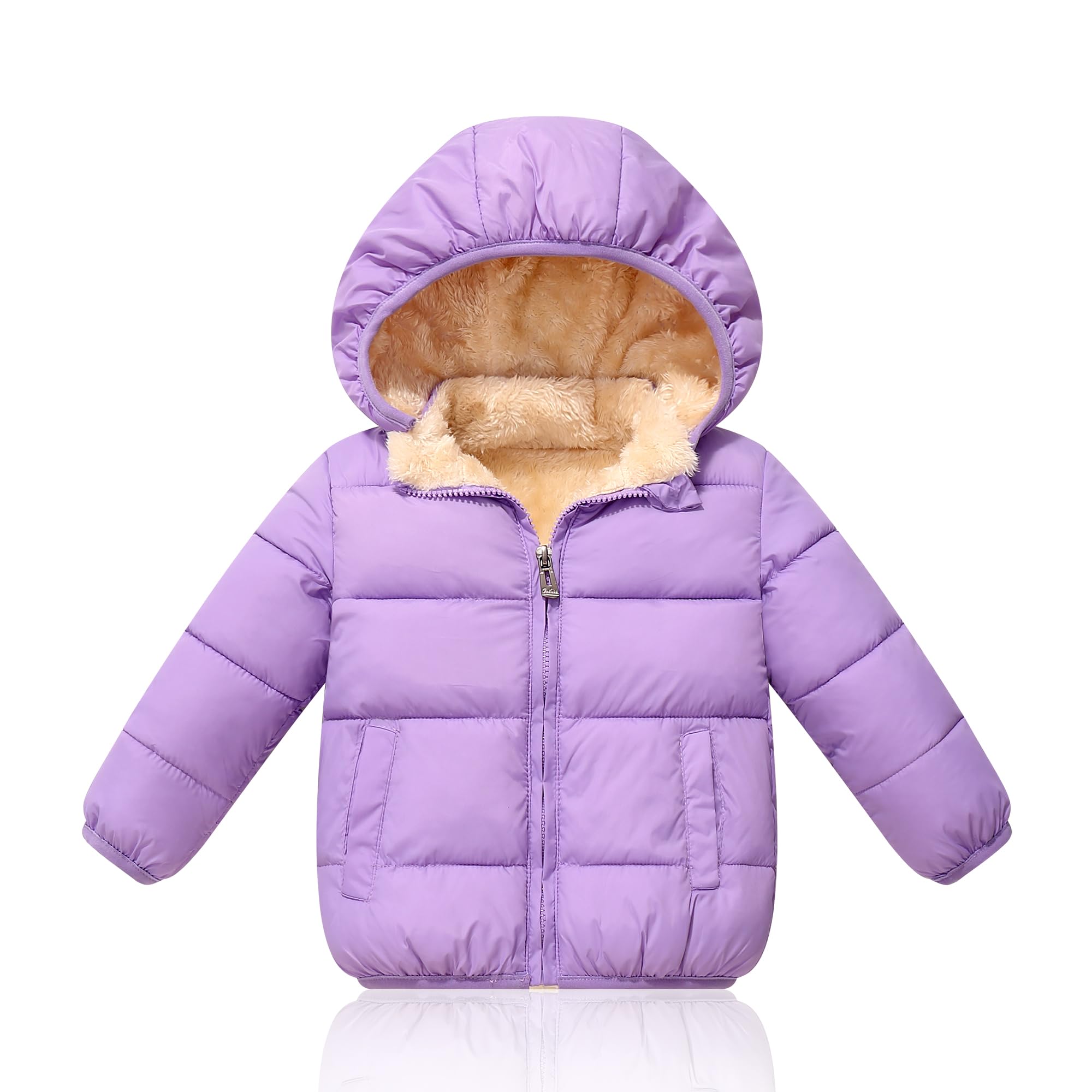 Toddler Winter Jacket Baby Boys Girls Fleece Coats
