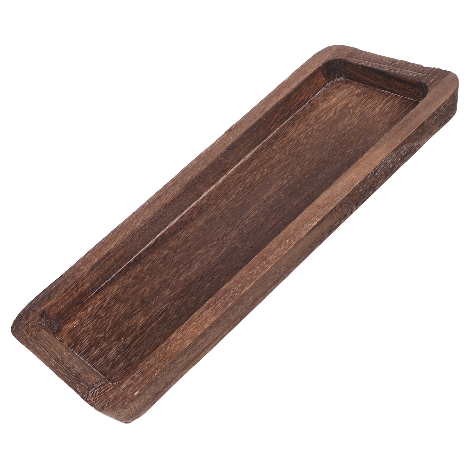 Bandeja de cocina de madera rústica para centro de mesa de comedor y desayunos