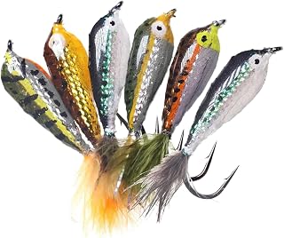 Minnow Streamer Eisfischen, Lachs/Forelle/Barsch