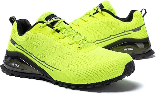 Miniatura 3 de Kricely - Tenis de correr para hombre, para caminar y hacer senderismo, tenis para entrenamiento funcional, para exteriores, calzado informal de