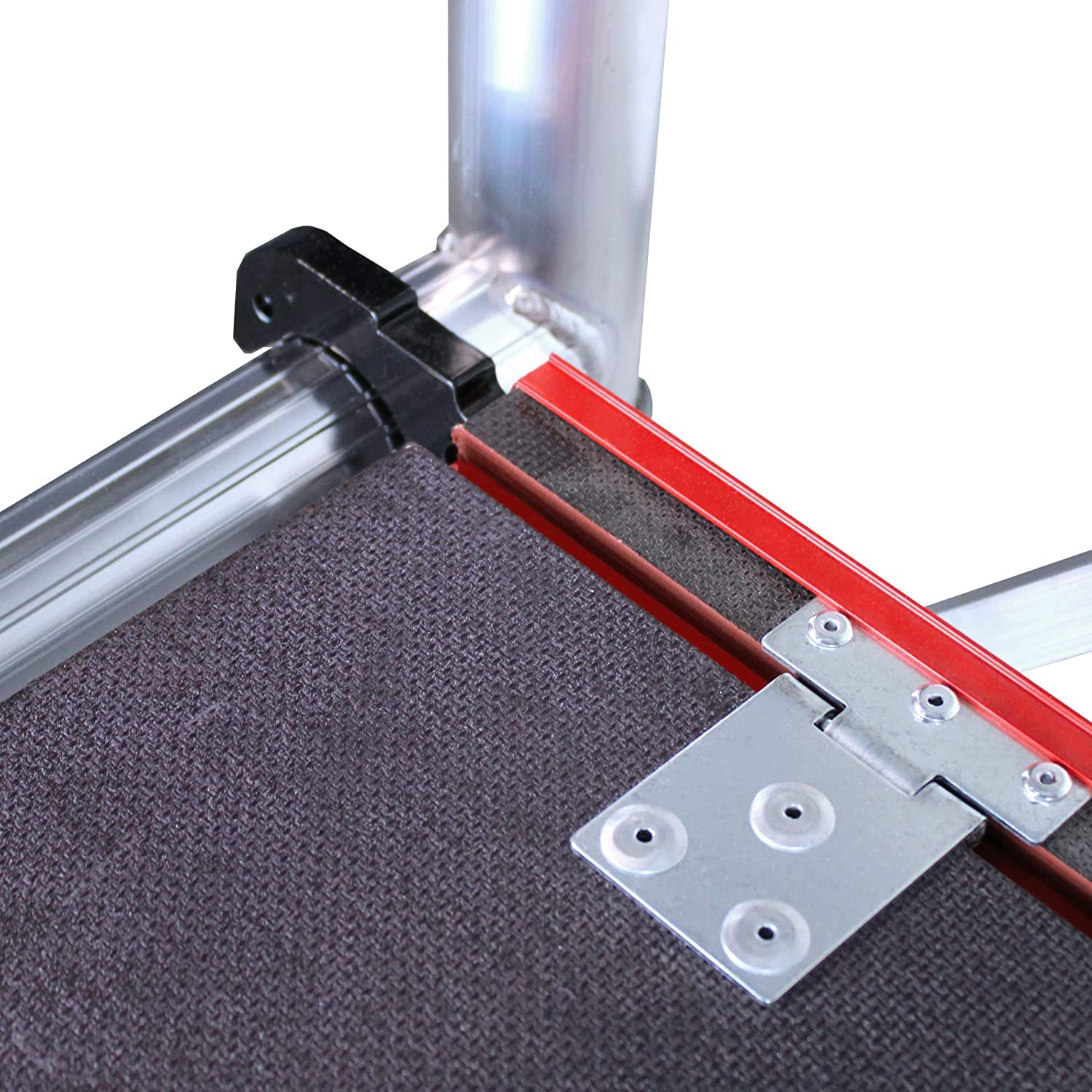 Alumexx FS 75 Klappgerüst (Red-Line) - Zimmergerust - Arbeitsgerüst - Baugerüst - Alu Gerüst - Roll Gerüst - Tragfähigkeit: 375 kg (Type A + B (4m Arbeitshöhe))