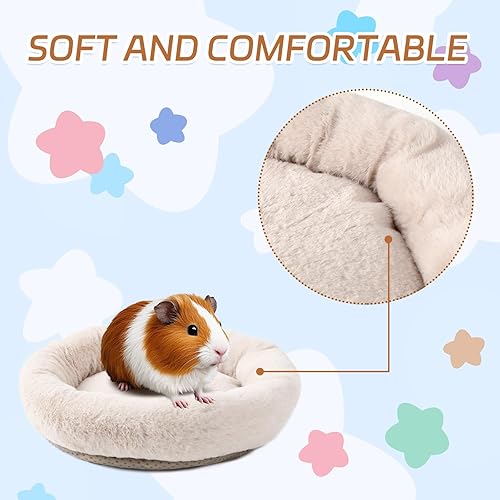 Miniatura 10 de FEBSNOW Camas de conejillo de indias, cama de hámster para hámster, erizo, ardilla, tortuga, lagarto y otros animales pequeños Azul