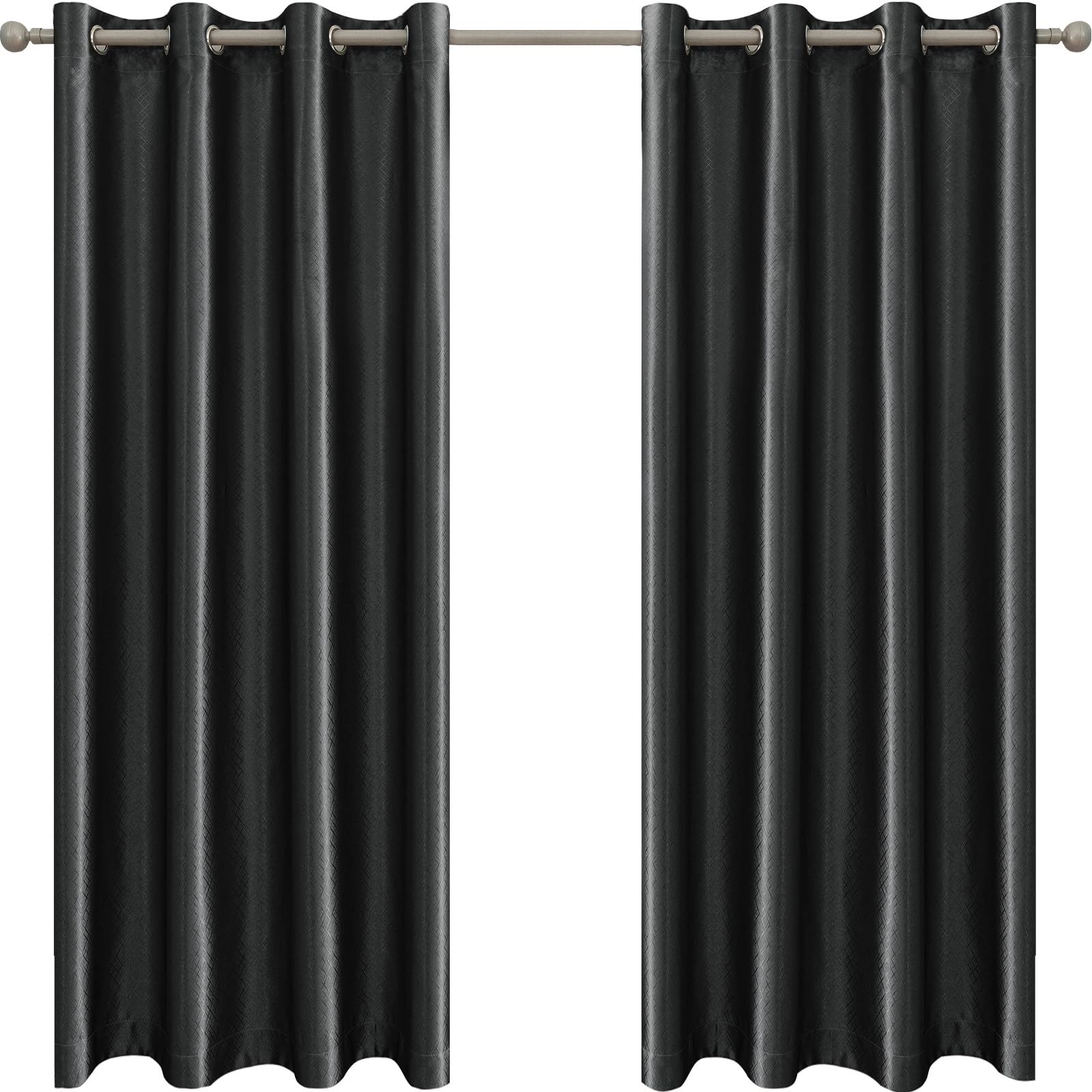 Ystyle Cortinas Salon 2 Piezas, Cortinas Dormitorio, Cortinas Termicas Aislantes Frio Y Calor, Cortinas Opacas, Cortina Salon Modernas, Curtains Acustica, 140x145 cm, Gris Oscuro Global Recycled Standard Global Recycled Standard Global Recycled Standard